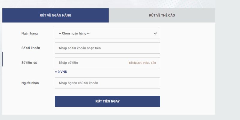 Cách rút tiền Sky88 khi cược thắng