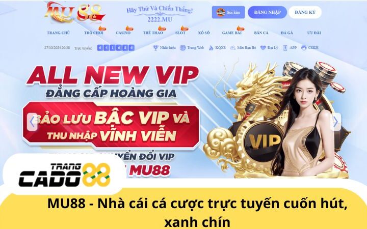 MU88 - Nhà cái cá cược bóng đá trực tuyến hấp dẫn, xanh chín